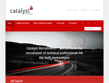 Tablet Screenshot of catalystrecruitment.co.nz